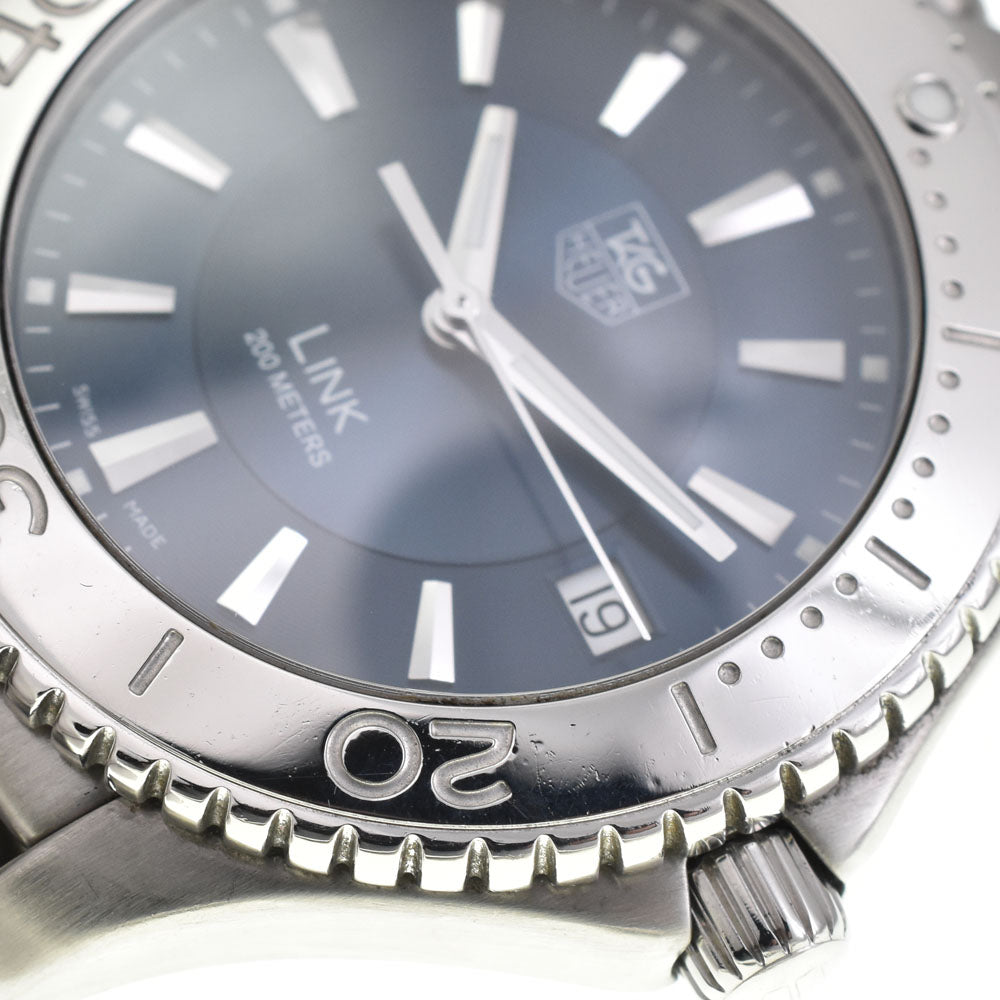 TAG HEUER Link WJ1112.BA0570 Date blue Dial Quartz Men's
 Watch R#143853