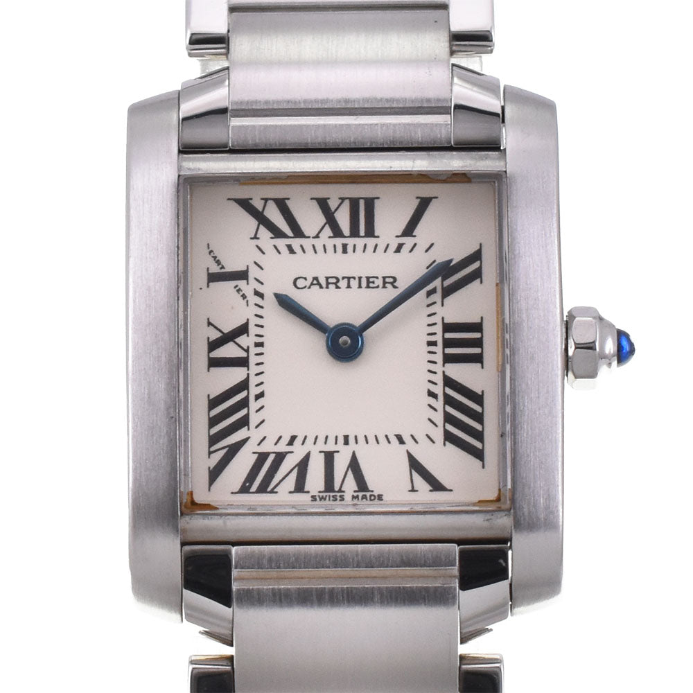 with paper CARTIER Tank francaise SM W51008Q3 Ivory Dial Quartz Ladies
 Watch A#143854