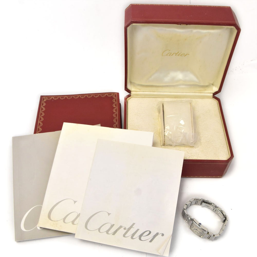 with paper CARTIER Tank francaise SM W51008Q3 Ivory Dial Quartz Ladies
 Watch A#143854