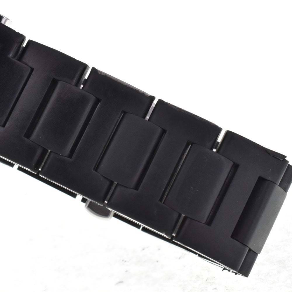 with paper CARTIER Pasha Sea Timer Date W31077U2 Stainless Steel / Rubber black Dial Automatic Men's
 Watch R#143855