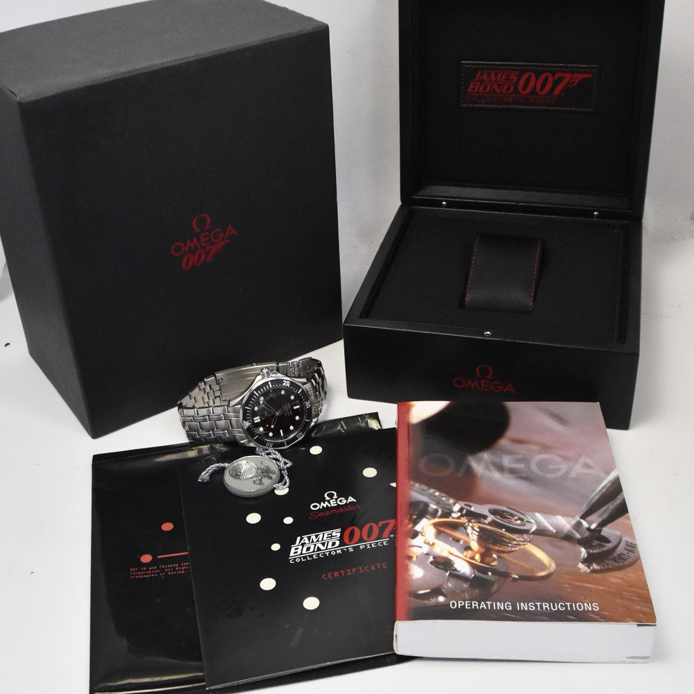 OMEGA Seamaster 300 James Bond "007" 212.30.41.20.01.001 World limited 10007 black Dial Automatic Men's
 Watch R#143856