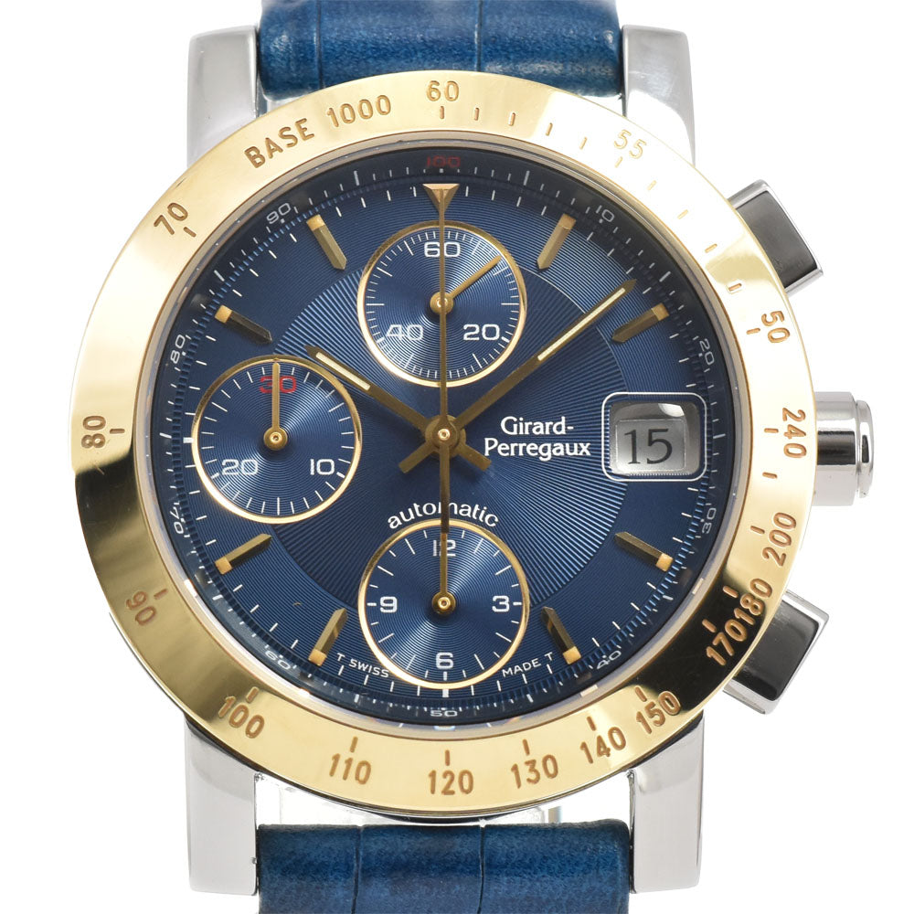 GIRARD-PERREGAUX 7500 Chronograph blue Dial Automatic Men's
 Watch R#143857