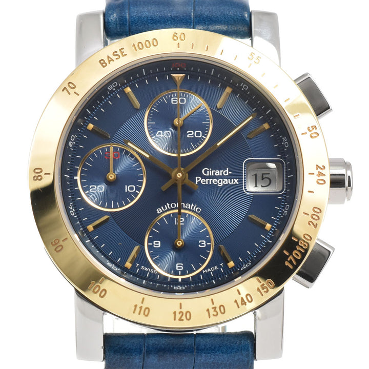 GIRARD-PERREGAUX 7500 Chronograph blue Dial Automatic Men's
 Watch R#143857