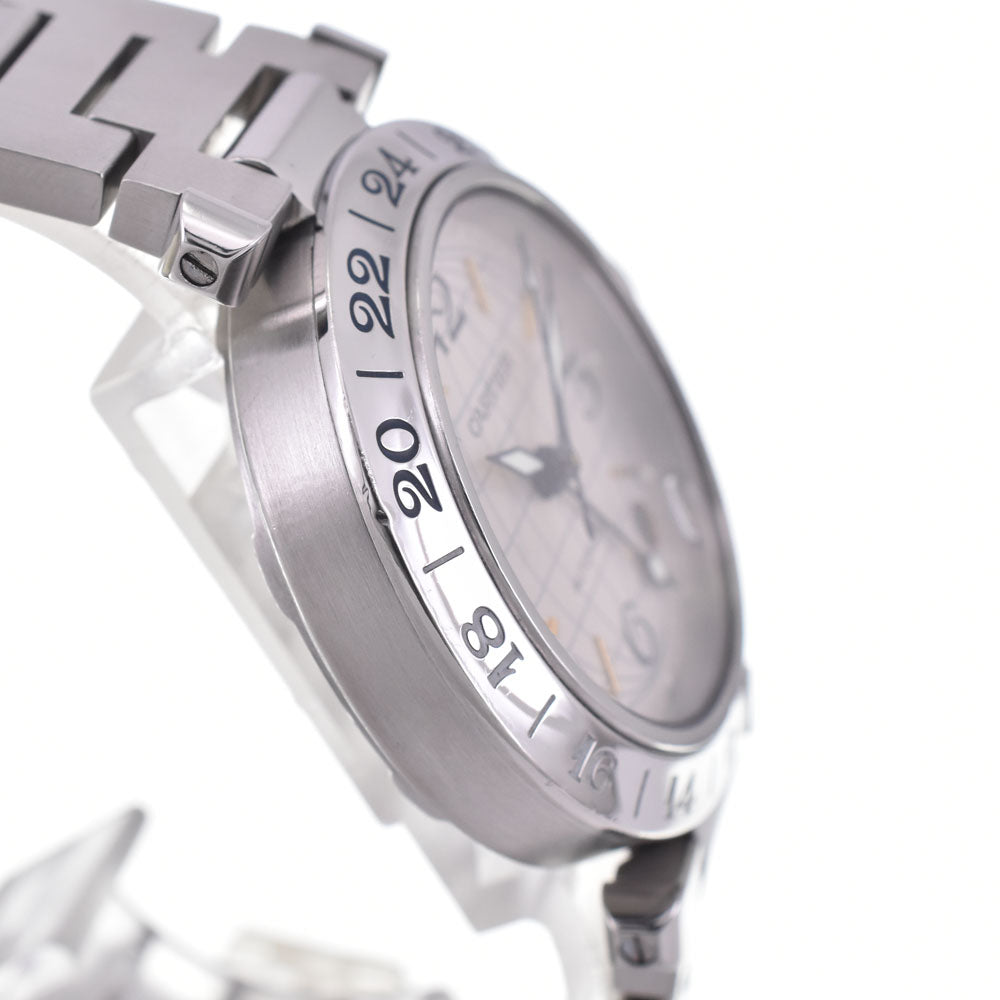 CARTIER Pasha C Meridian GMT W31029M7 Date Silver Dial Automatic Unisex
 Watch B#143863