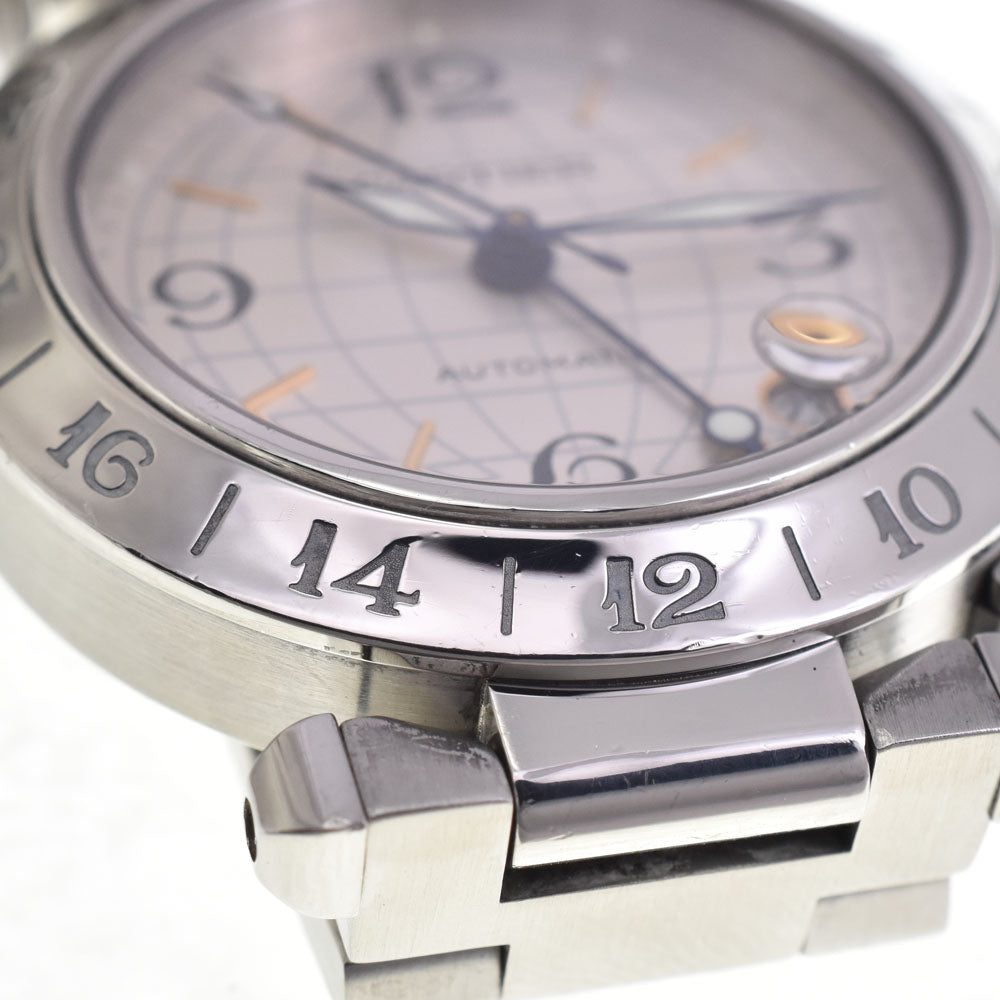 CARTIER Pasha C Meridian GMT W31029M7 Date Silver Dial Automatic Unisex
 Watch B#143863
