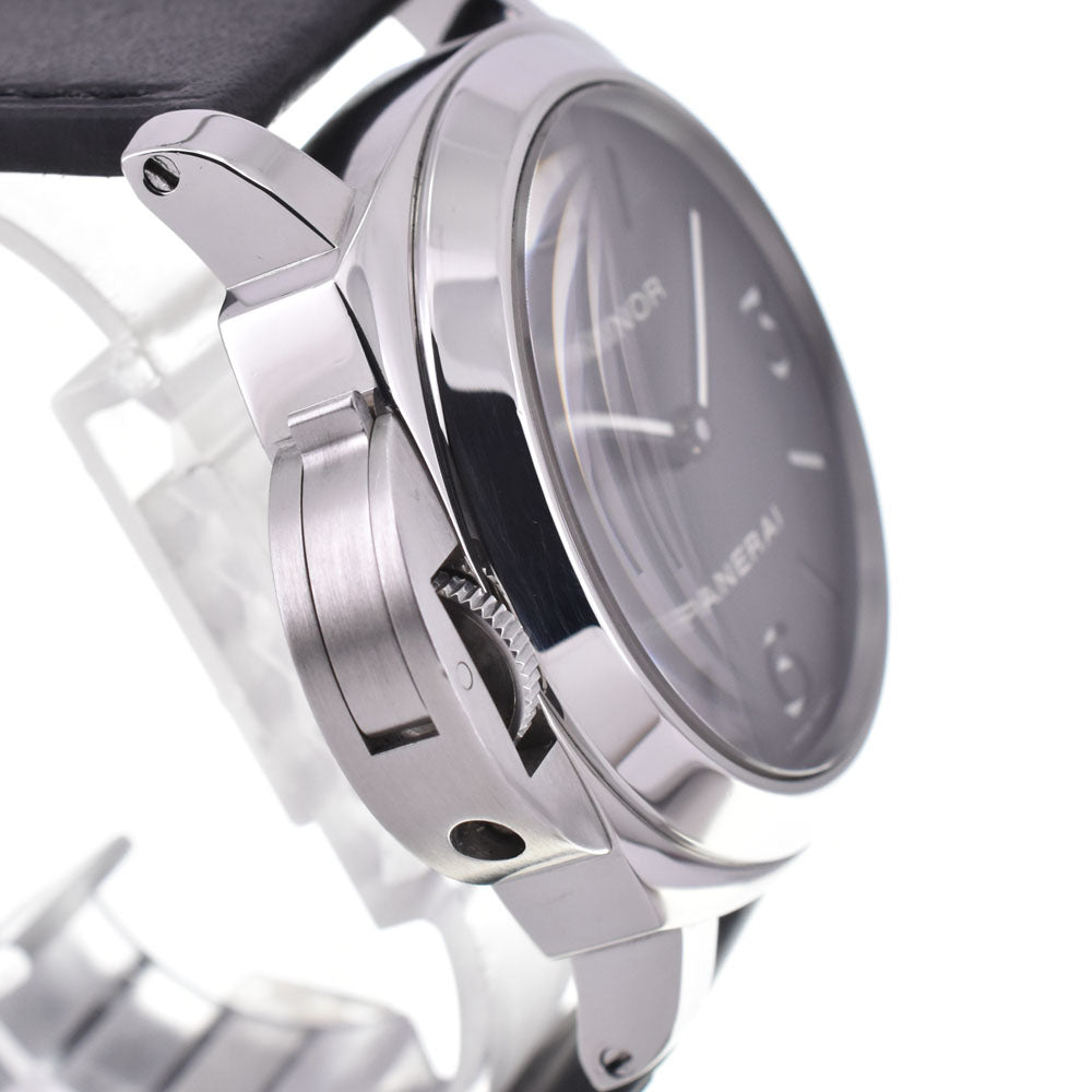 PANERAI Luminor base left hand PAM00219 black Dial Hand Winding Men's
 Watch A#143866