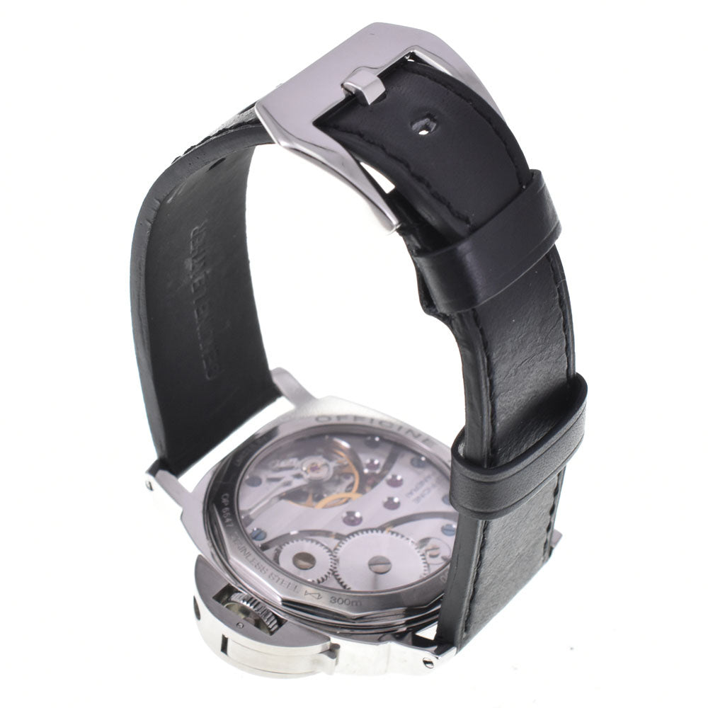 PANERAI Luminor base left hand PAM00219 black Dial Hand Winding Men's
 Watch A#143866