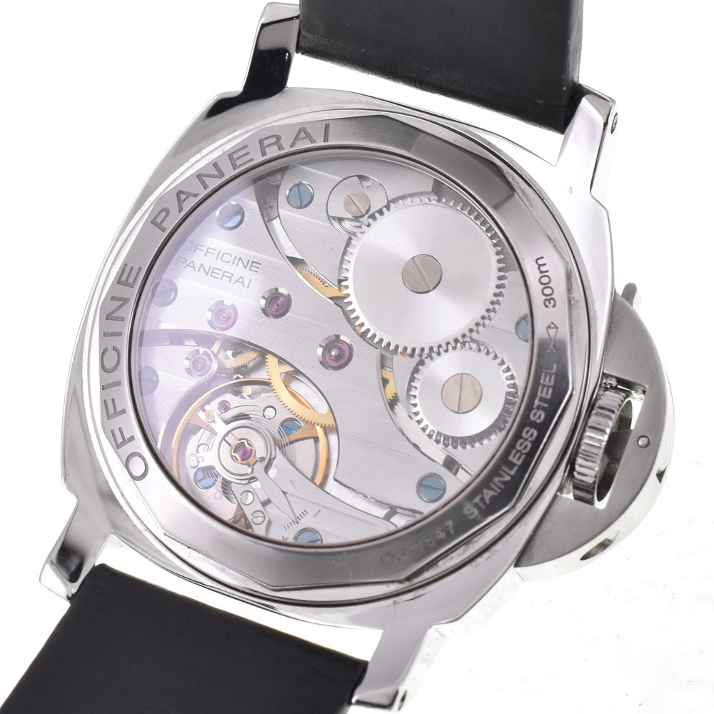 PANERAI Luminor base left hand PAM00219 black Dial Hand Winding Men's
 Watch A#143866