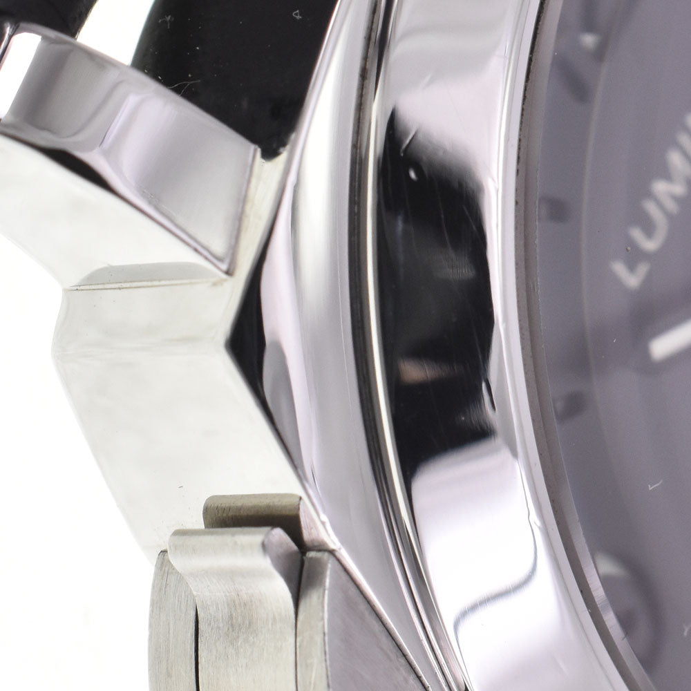 PANERAI Luminor base left hand PAM00219 black Dial Hand Winding Men's
 Watch A#143866