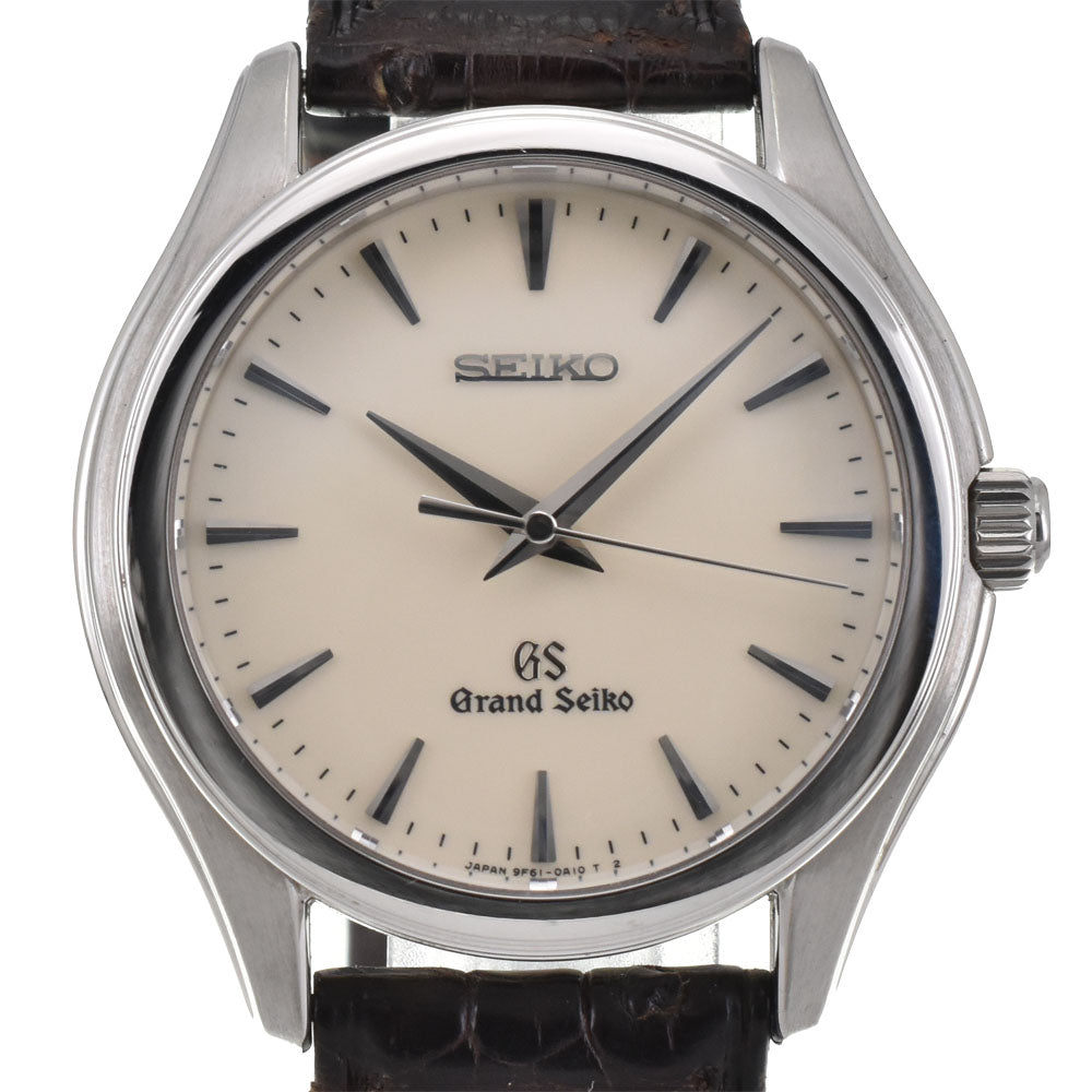 with paper SEIKO Grand Seiko SBGX009/9F61-0A10 Ivory Dial Quartz Men's
 Watch R#143867