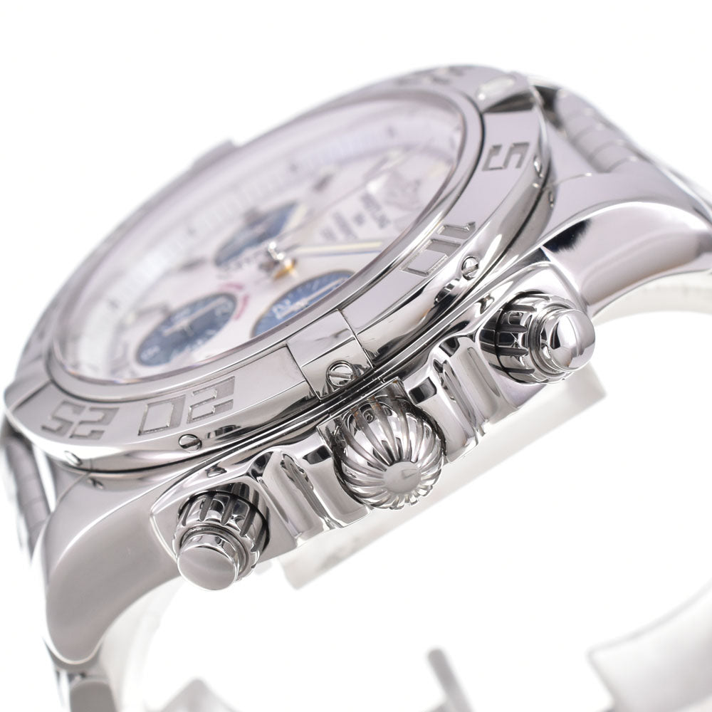 BREITLING Chrono mat 44 AB0110 Limited to 300 White / blue shell Dial Automatic Men's
 Watch R#143870