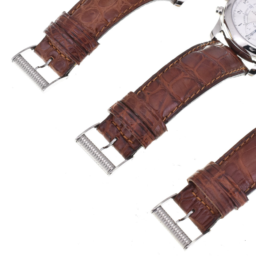 with paper LONGINES Longines 130th Anniversary 3-piece set L2.613.4/L2.614.4/L615.4 Limited to 1000 pairs white Dial Automatic Men's
 Watch A#143871