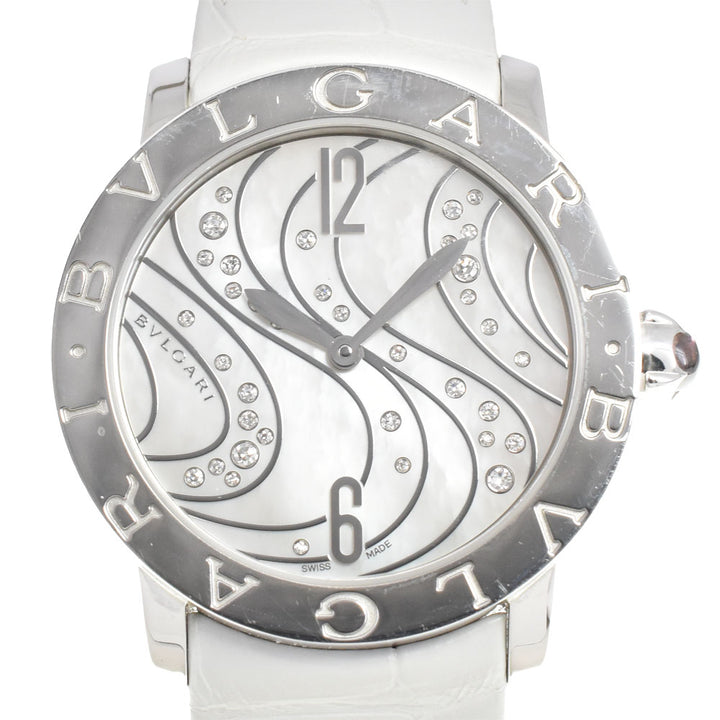 BVLGARI Bvlgari Bvlgari BBL37S diamond White shell Dial Automatic Unisex
 Watch R#143873