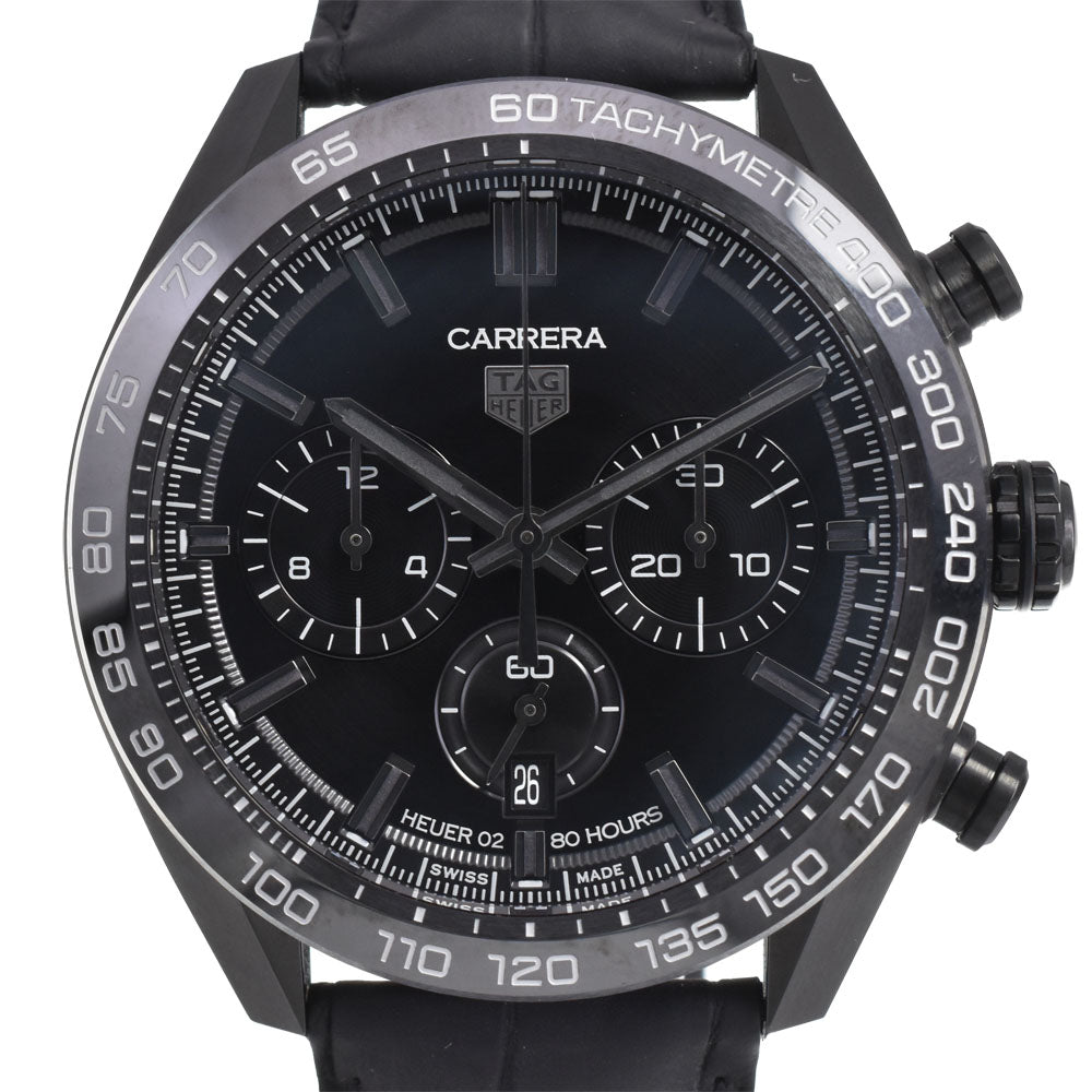 TAG HEUER Carrera Caliber Heuer 02 Limited to 300 CBN2A1G Chronograph black Dial Automatic Men's
 Watch A#143878