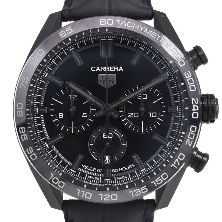 TAG HEUER Carrera Caliber Heuer 02 Limited to 300 CBN2A1G Chronograph black Dial Automatic Men's
 Watch A#143878
