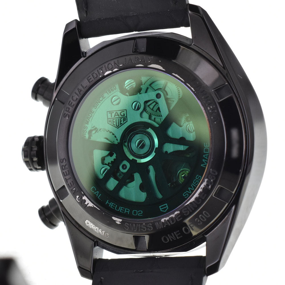 TAG HEUER Carrera Caliber Heuer 02 Limited to 300 CBN2A1G Chronograph black Dial Automatic Men's
 Watch A#143878