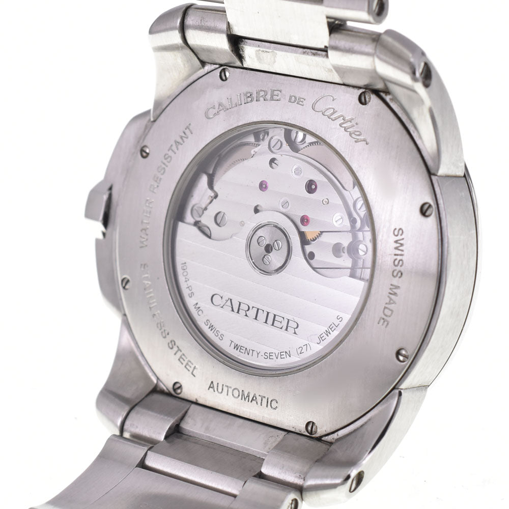 CARTIER Caribre de Cartier W7100015 Small second date Silver Dial Automatic Men's
 Watch A#143882