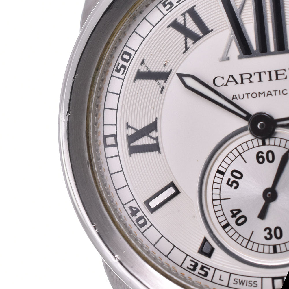 CARTIER Caribre de Cartier W7100015 Small second date Silver Dial Automatic Men's
 Watch A#143882