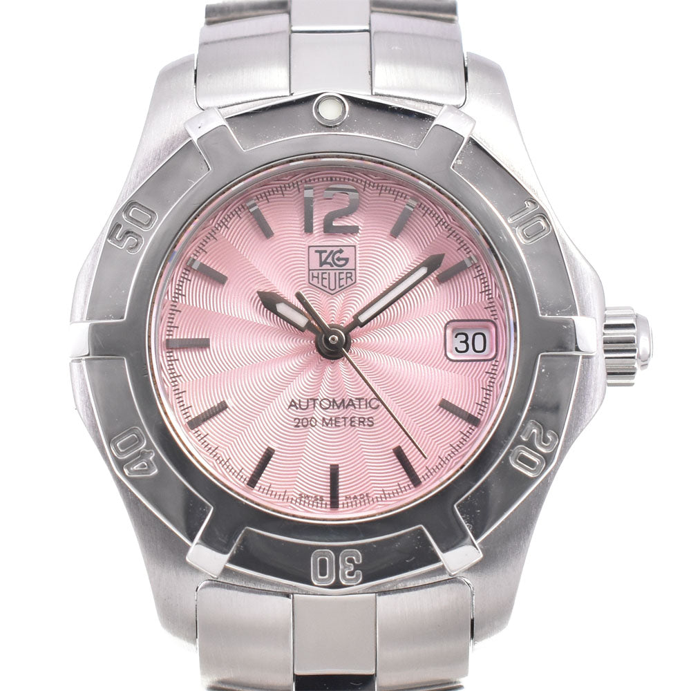 with paper TAG HEUER Aqua racer WN2310.BA0360 Date pink Dial Automatic Ladies
 Watch C#143887