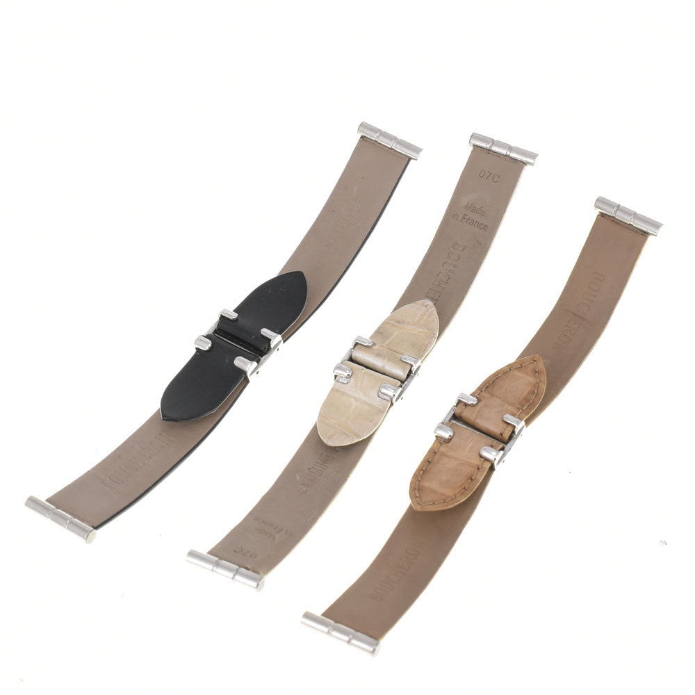 Boucheron Refre Small WA030520 Comes with 3 replacement belts white Dial Quartz Ladies
 Watch R#143892