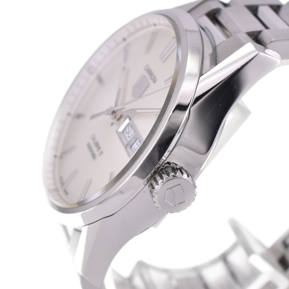 with paper TAG HEUER Carrera WAR201B.BA0723 Day Date Caliber 5 Silver Dial Automatic Men's
 Watch A#143895