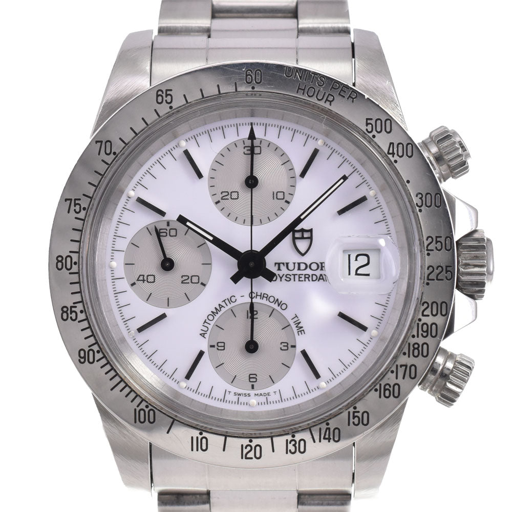 TUDOR Oyster Date Chronotime 79180 Kamaboko Case Cal.7750 white Dial Automatic Men's
 Watch A#143898