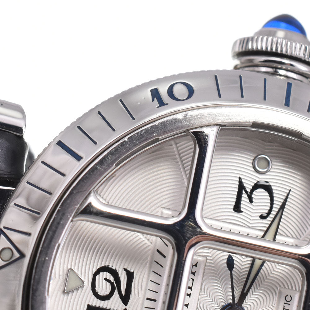 CARTIER Pasha 38 Grid W3104055 Date Silver Dial Automatic Men's
 Watch A#143899
