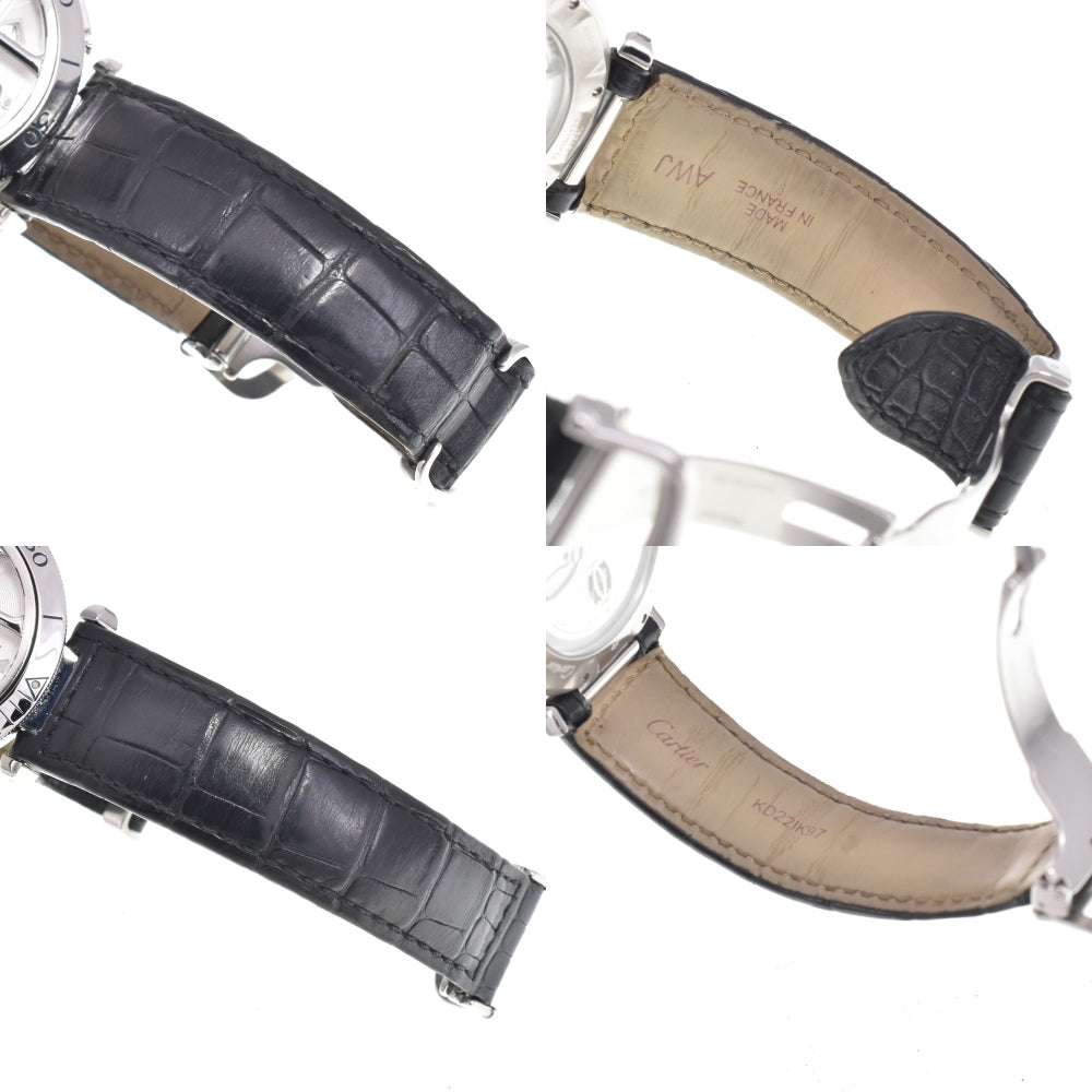 CARTIER Pasha 38 Grid W3104055 Date Silver Dial Automatic Men's
 Watch A#143899