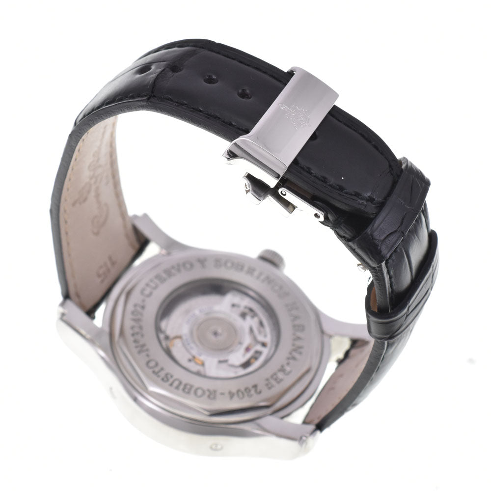 CUERVO Y SOBRINOS Havana Brost Triple Calendar 1124 black Dial Automatic Men's
 Watch R#143900