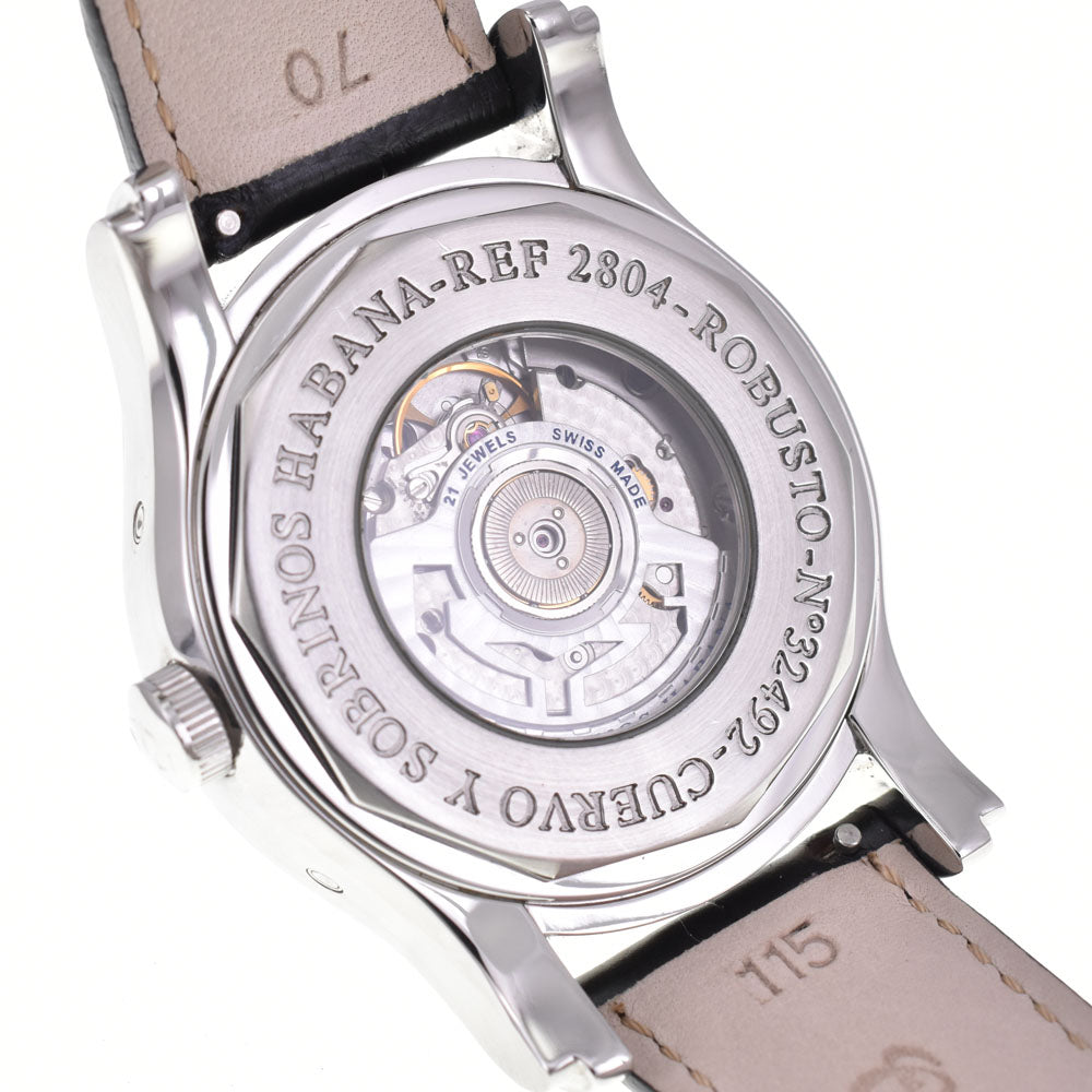 CUERVO Y SOBRINOS Havana Brost Triple Calendar 1124 black Dial Automatic Men's
 Watch R#143900