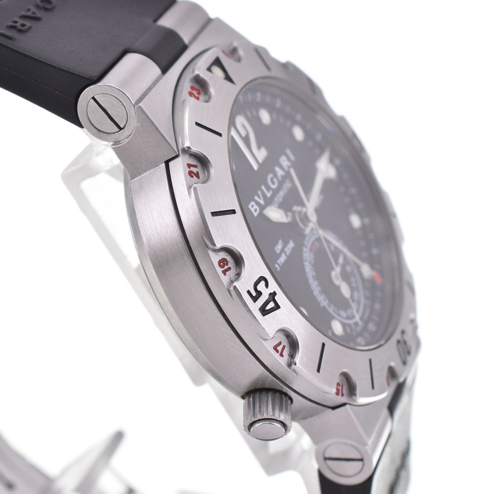BVLGARI Diagono Scuba SD38SGMT GMT date black Dial Automatic Men's
 Watch A#143906