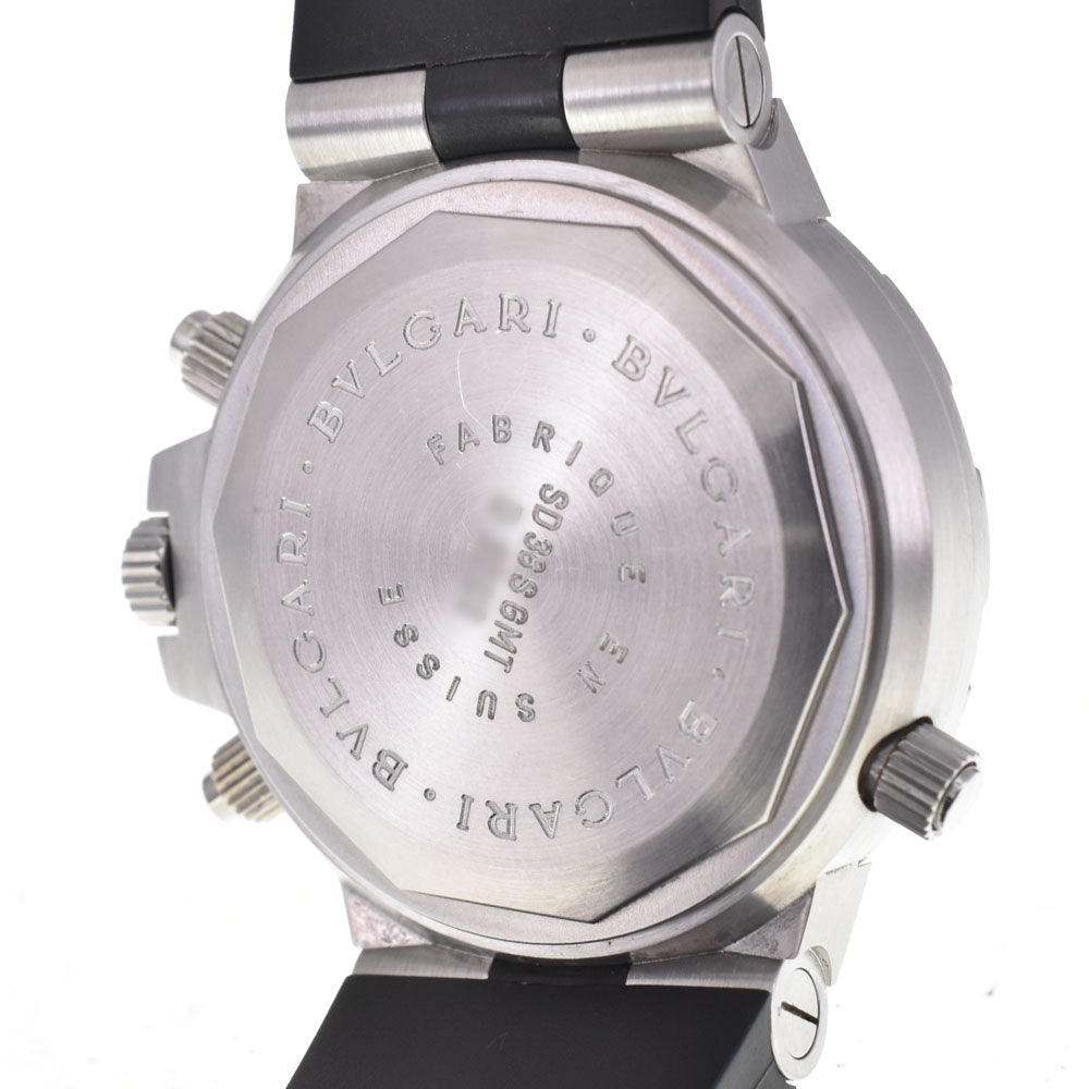 BVLGARI Diagono Scuba SD38SGMT GMT date black Dial Automatic Men's
 Watch A#143906