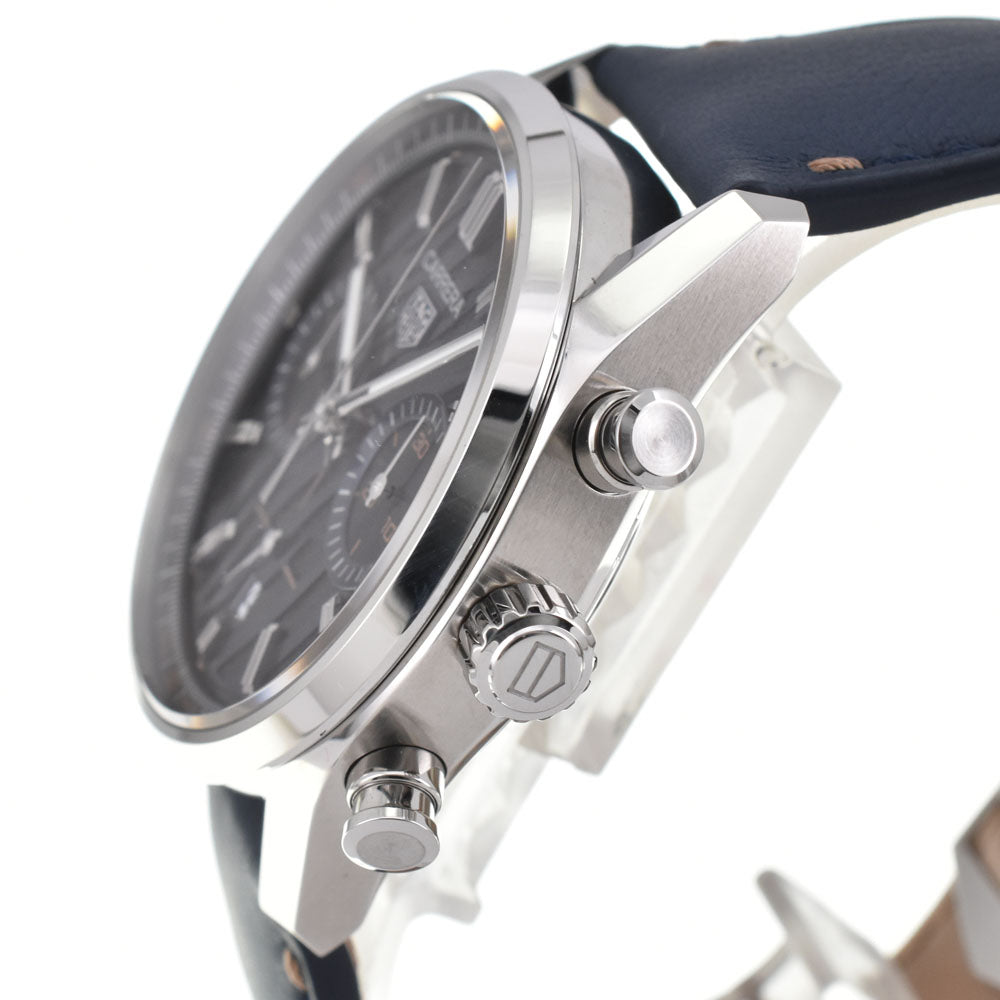 with paper TAG HEUER Carrera Caliber Heuer 02 CBN201A Tomiya Limited Edition Model Black / blue Dial Automatic Men's
 Watch R#143907