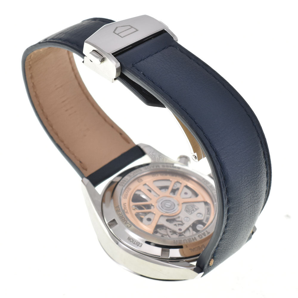 with paper TAG HEUER Carrera Caliber Heuer 02 CBN201A Tomiya Limited Edition Model Black / blue Dial Automatic Men's
 Watch R#143907