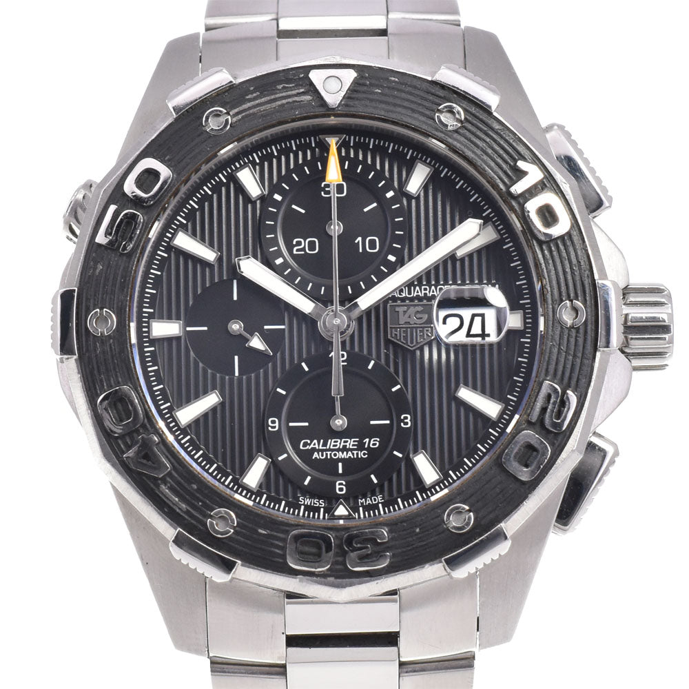 TAG HEUER Aqua racer CAJ2110 Chronograph Date black Dial Automatic Men's
 Watch B#143912