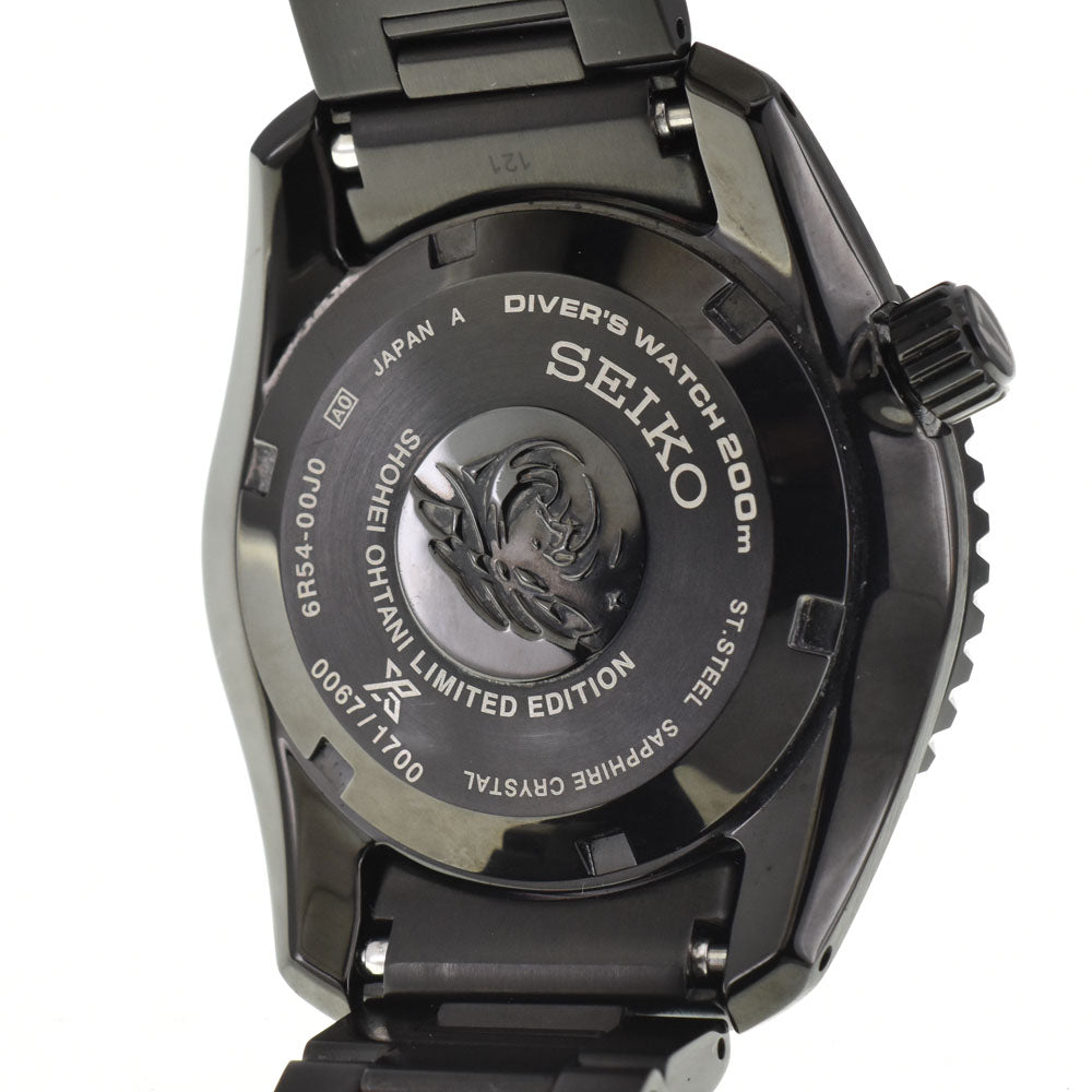 with paper SEIKO Prospex Divers 1968 Heritage GMT SBEJ023/6R54-00J0 Shohei Ohtani 2025 Limited Edition black Dial Automatic Men's
 Watch R#143914