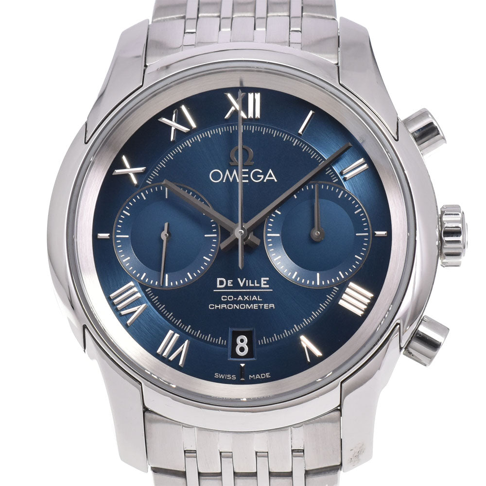 with paper OMEGA De Ville Coaxial 431.10.42.51.03.001 Chronograph Date blue Dial Automatic Men's
 Watch B#143915
