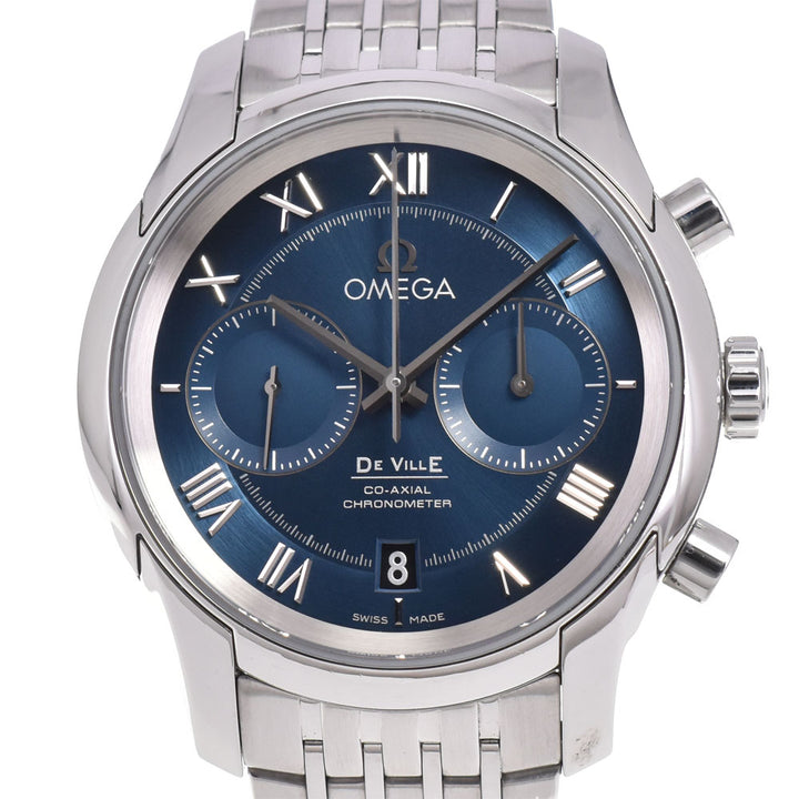 with paper OMEGA De Ville Coaxial 431.10.42.51.03.001 Chronograph Date blue Dial Automatic Men's
 Watch B#143915