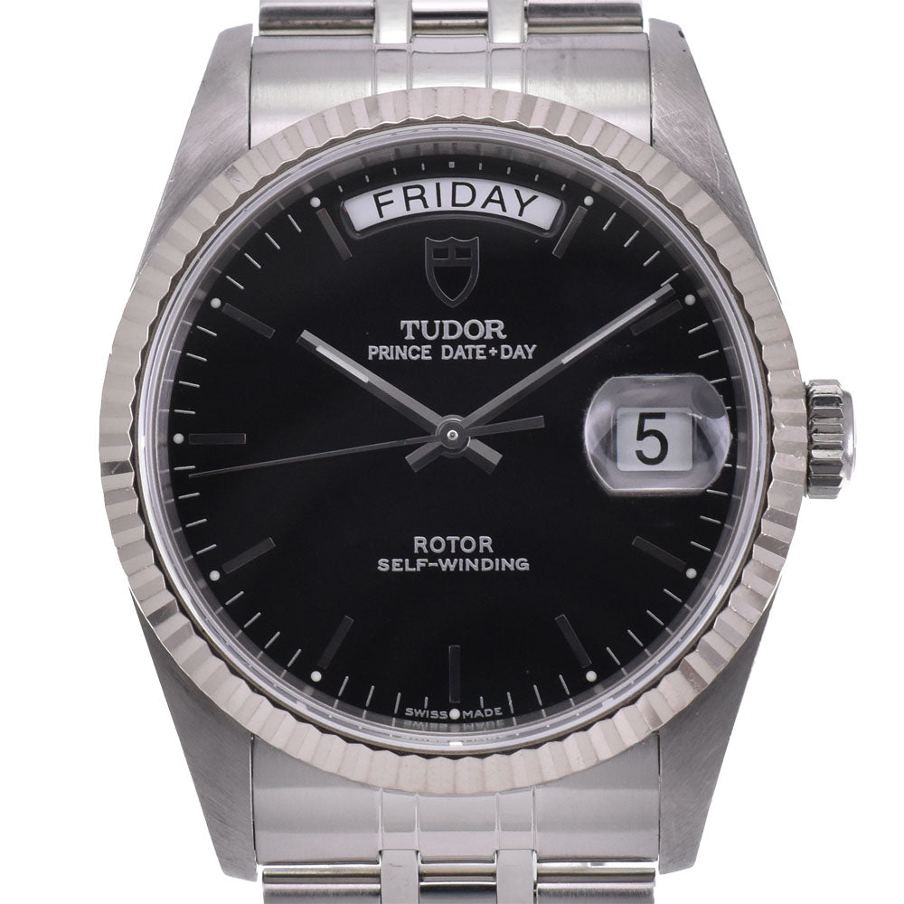 TUDOR Prince Day Date 76214 black Dial Automatic Men's
 Watch A#143920