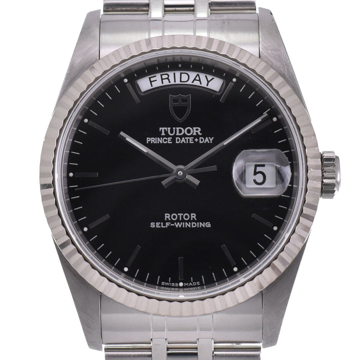 TUDOR Prince Day Date 76214 black Dial Automatic Men's
 Watch A#143920