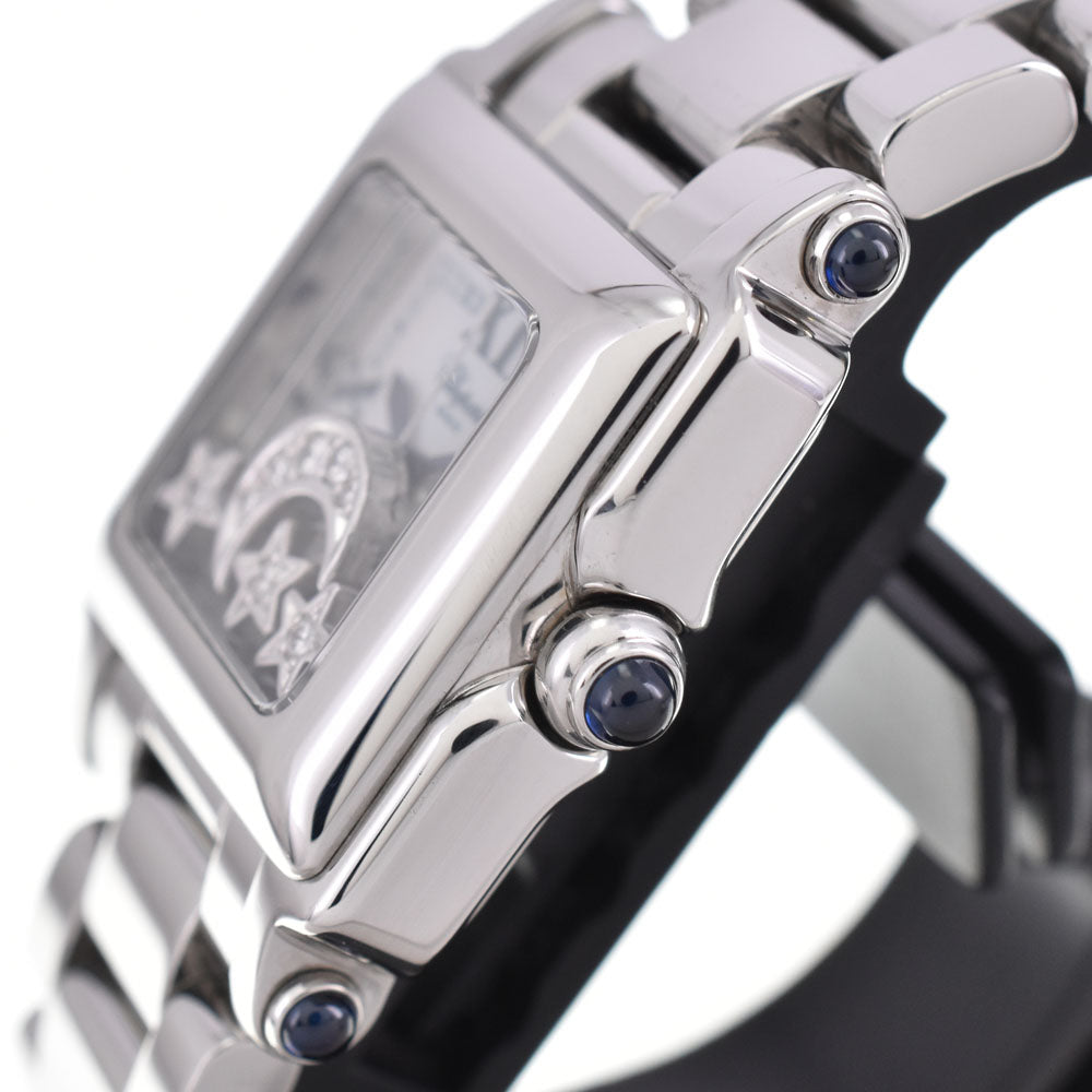 Chopard Happy sports 27/8893-23 Moon Star Diamond White shell Dial Quartz Ladies
 Watch A#143925