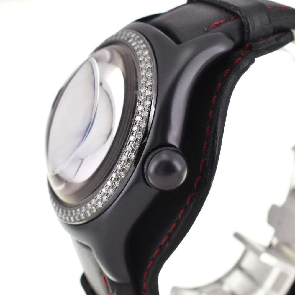 CORUM Bubble Night Flyer 082.157.97 Limited to 99 pieces worldwide Diamond bezel Silver Dial Automatic Men's
 Watch R#143929