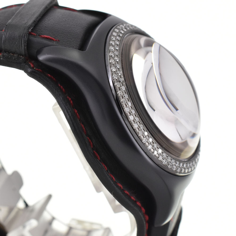 CORUM Bubble Night Flyer 082.157.97 Limited to 99 pieces worldwide Diamond bezel Silver Dial Automatic Men's
 Watch R#143929