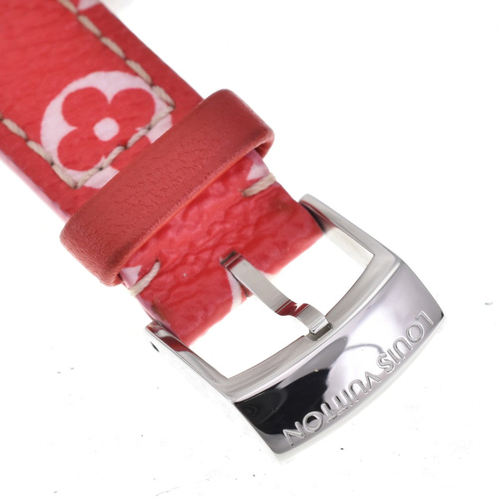 LOUIS VUITTON Tambour Slim Diamant Dentel PM QA109Z diamond White shell Dial Quartz Ladies
 Watch A#143933