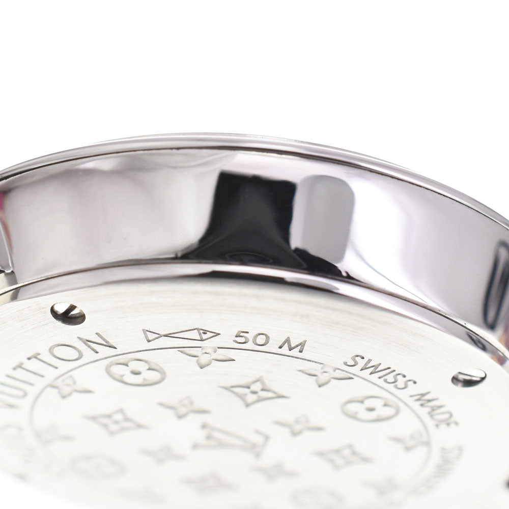 LOUIS VUITTON Tambour Slim Diamant Dentel PM QA109Z diamond White shell Dial Quartz Ladies
 Watch A#143933