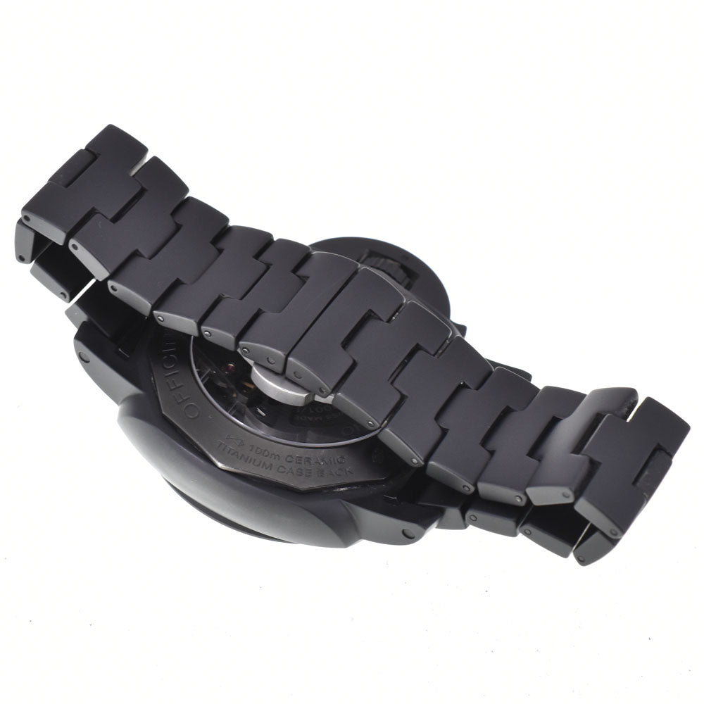 with paper PANERAI Luminor 1950 3DAYS GMT Tuttonero PAM00438 Ceramic Small Second Date black Dial Automatic Men's
 Watch R#143934