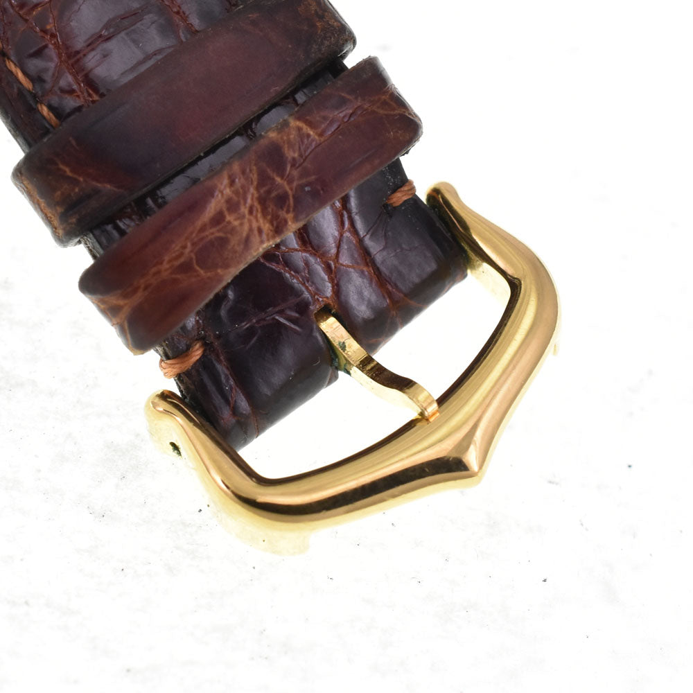 CARTIER Must tank Vermeille W1002753 SV925 (Gold Plated) / Leather gold Dial Quartz Unisex
 Watch R#143944