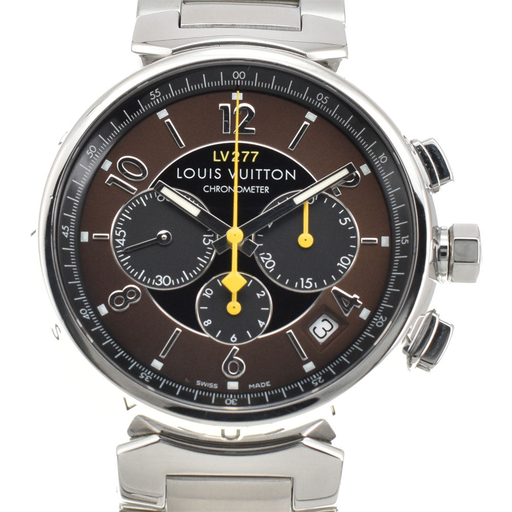 LOUIS VUITTON Tambour Chrono El Primero Q1141 Brown / Black Dial Automatic Men's
 Watch R#143945