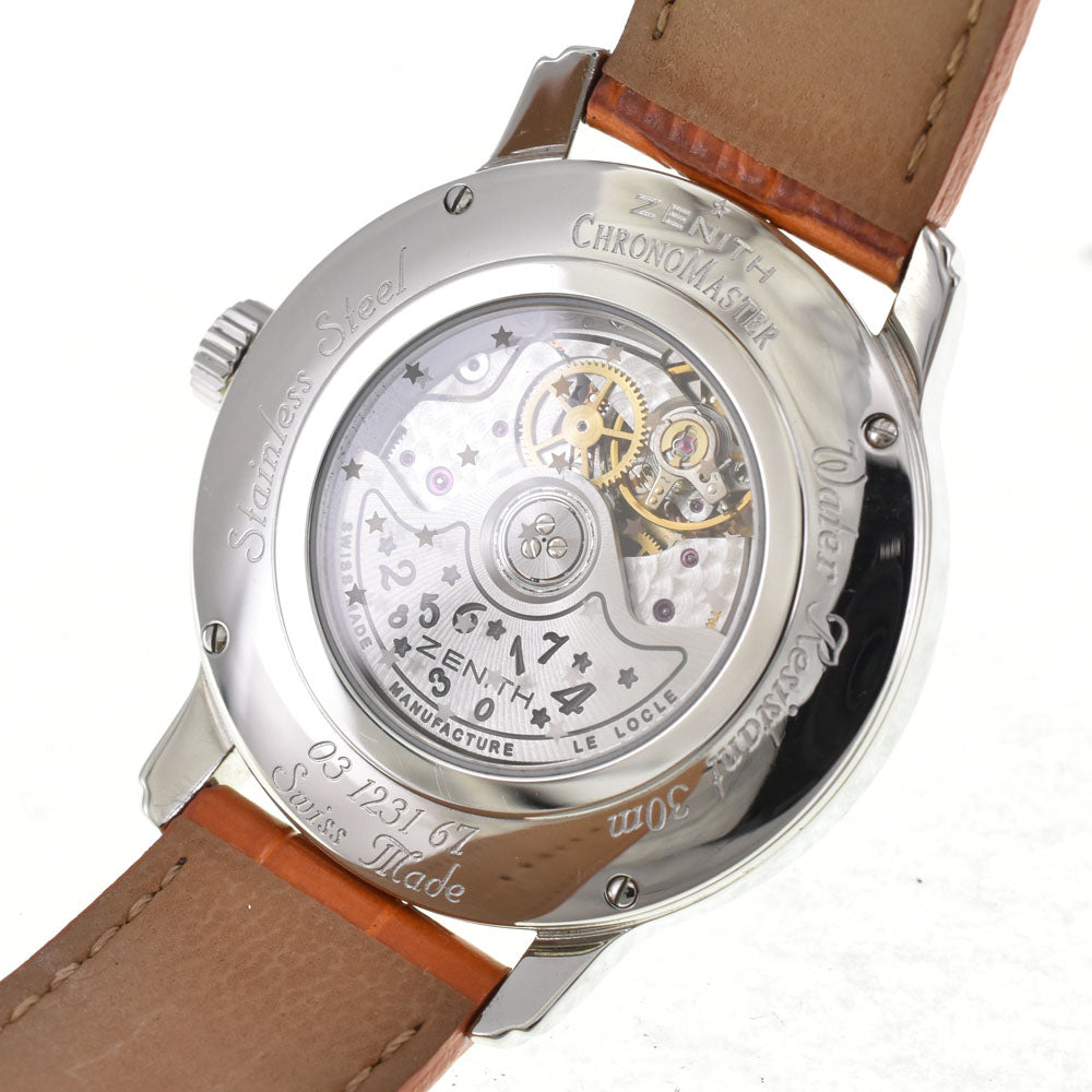 with paper ZENITH Rockstar Elite 03.1231.67/01.C626 Diamond Small Second Date Silver Dial Automatic Men's
 Watch R#143948