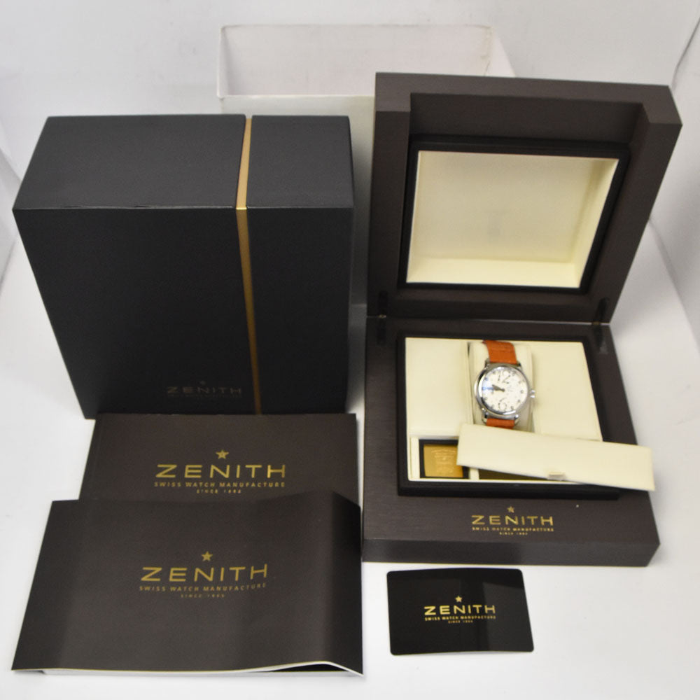 with paper ZENITH Rockstar Elite 03.1231.67/01.C626 Diamond Small Second Date Silver Dial Automatic Men's
 Watch R#143948